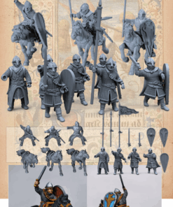 Norman Cavalry And Footmen