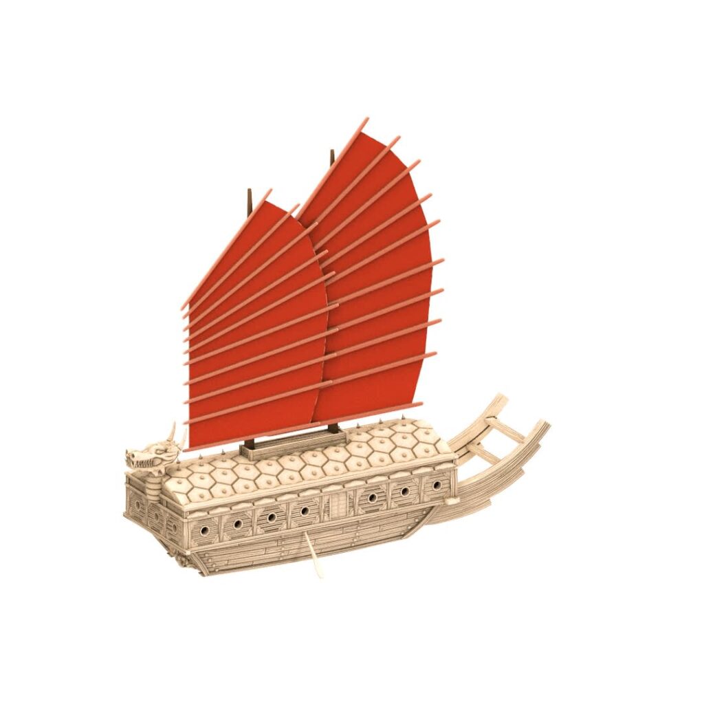 Korean Turtle Ship - Joseon Dynasty Warship STL