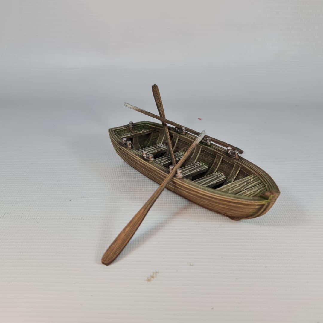 Row Boat - Docks & Canals Collection - 3D Printable - Image 4