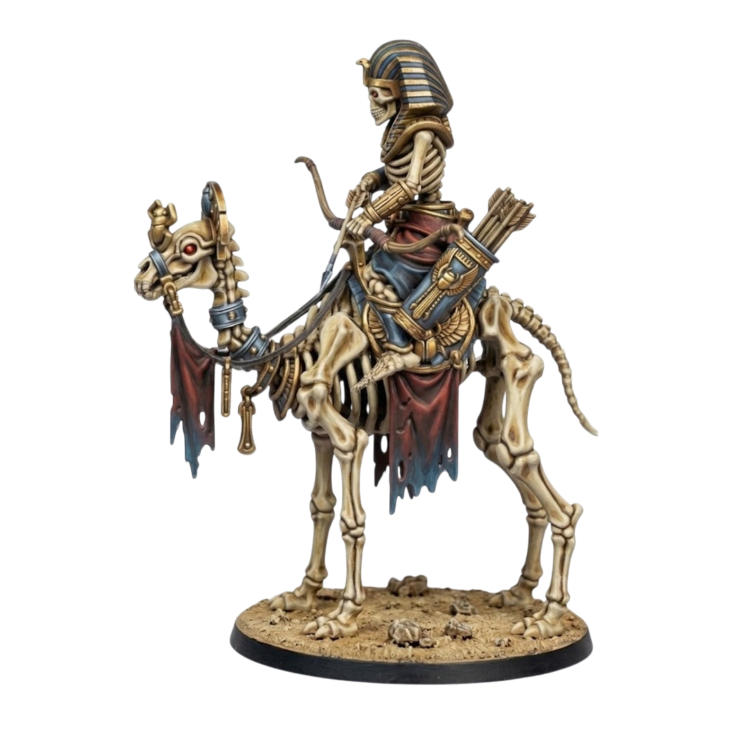 Undead Camel Cavalry Set x 7 Minis - Desert Empire Collection - 3D STL